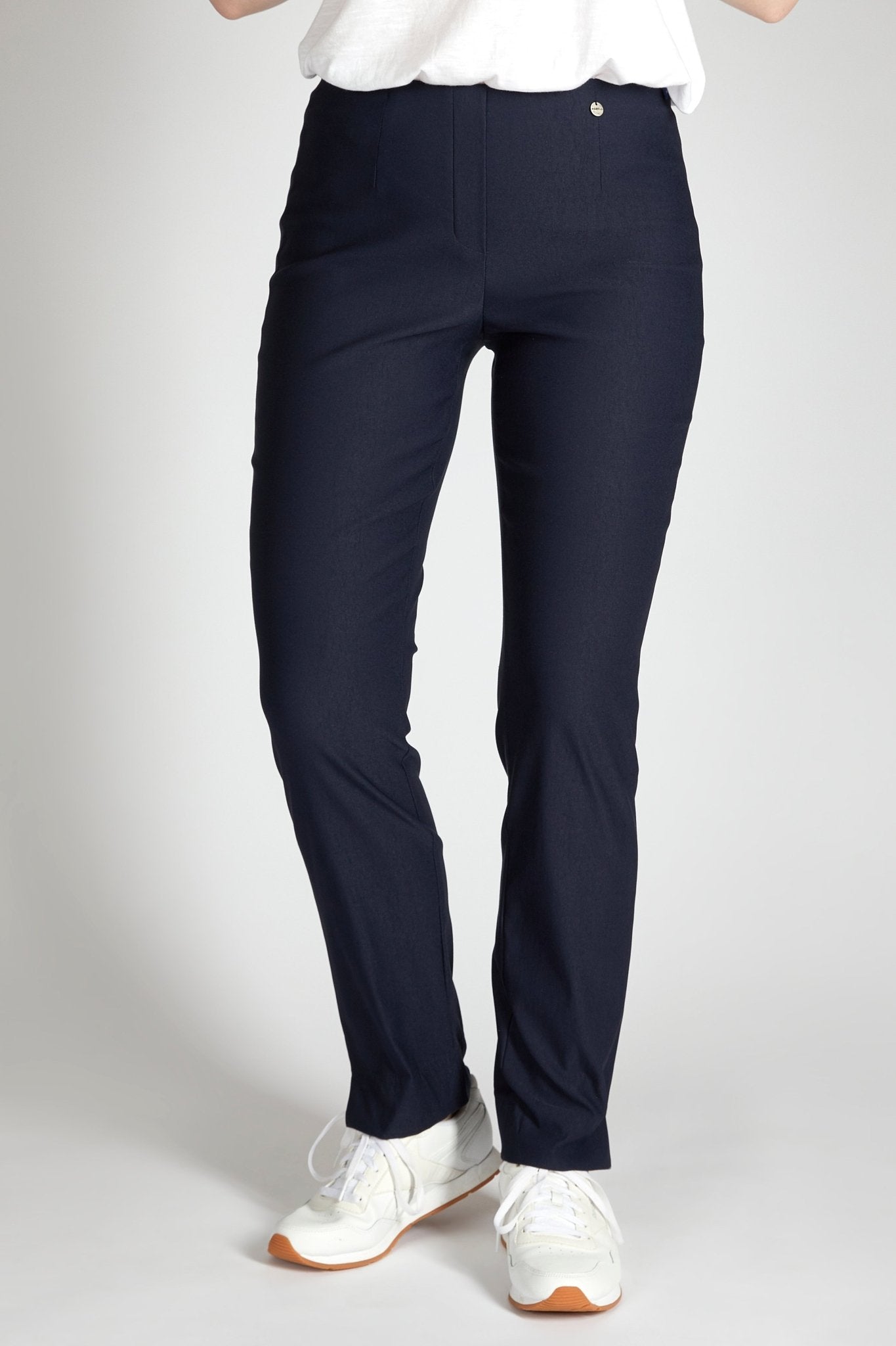 Robell 51412 - 5499 - 97 Marie K (73cm)Short Trouser - Charcoal(97) - Dotique - Robell
