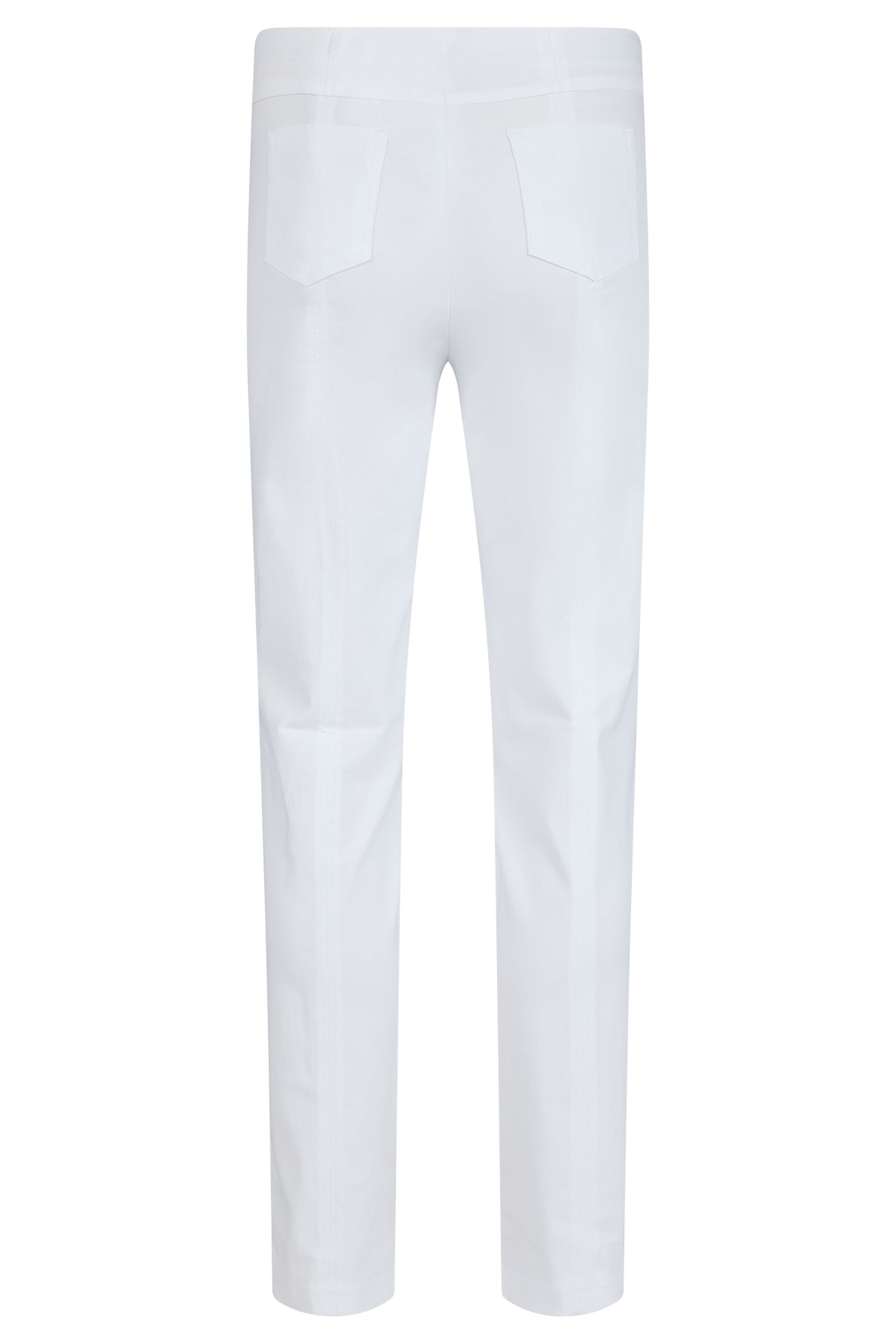 Robell 51559-5499-10 Bella K (73cm) Petite Trouser - White (10) by Robell shop stylish pants at Dotique