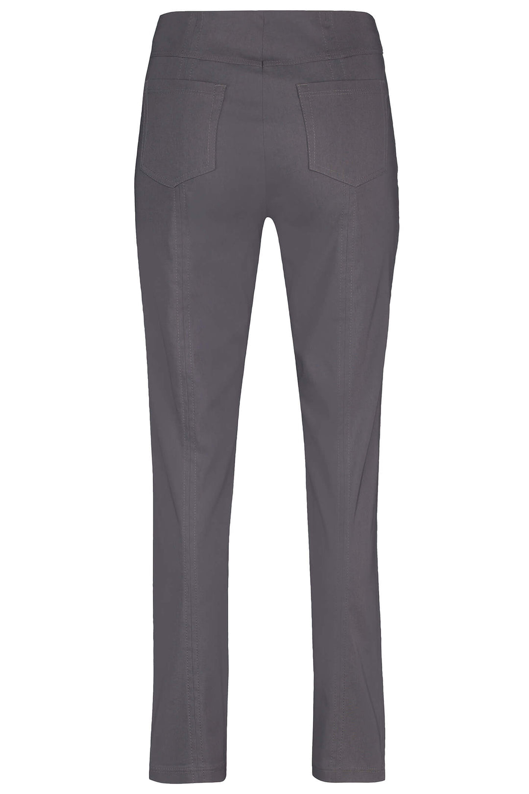 Robell 51559-5499-97 Bella K Charcoal Grey Petite Trousers (Short 73cm) - Dotique