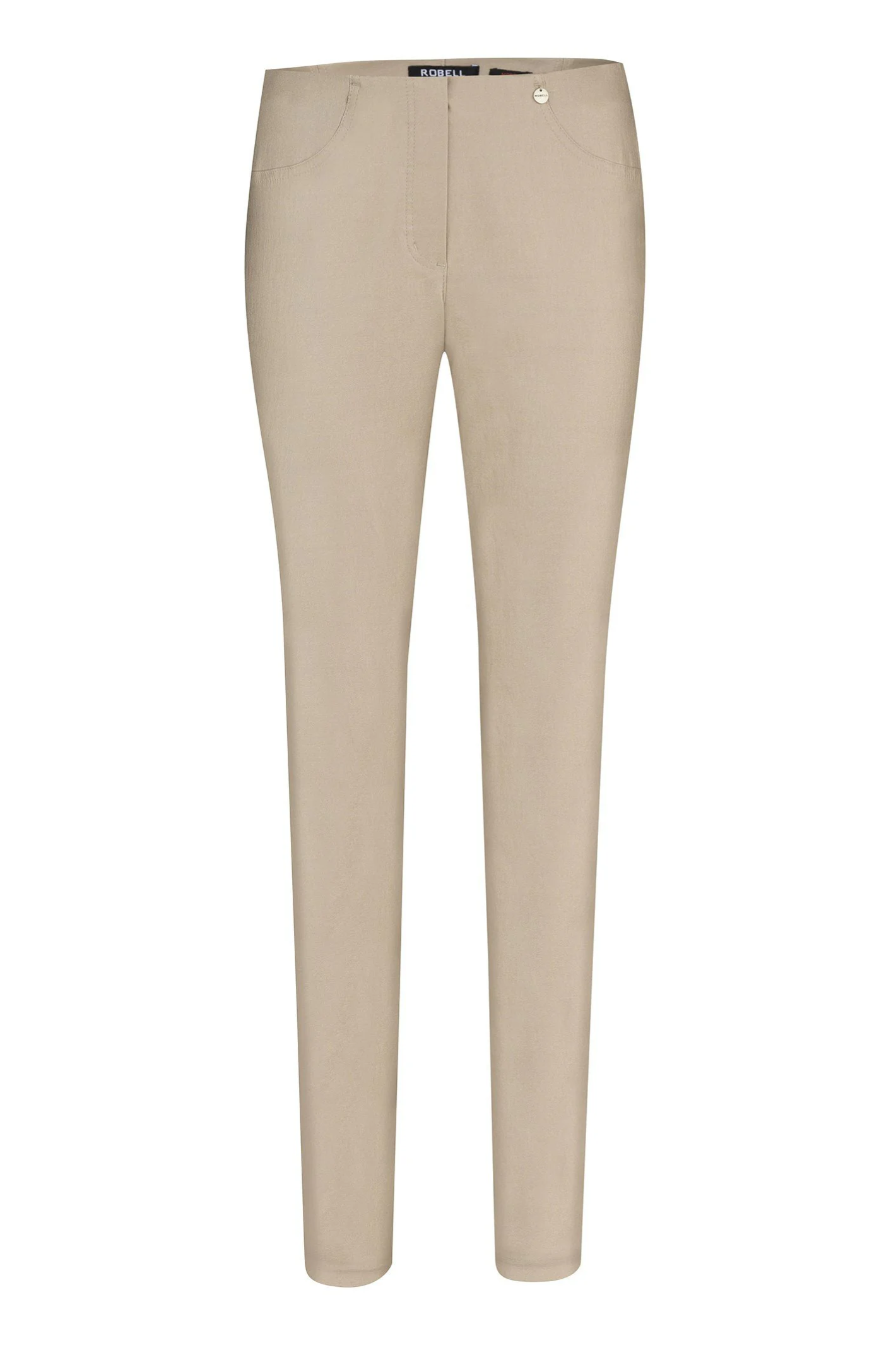 Robell 51559 Bella Regular 78cm Trouser - Beige (17) by Robell, shop Robell at Dotique for stylish beige trousers.
