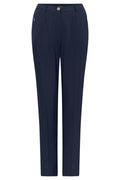 Robell 51562 5405 Sahra Short Fit Trouser( 73cm) - Navy - Dotique - Robell