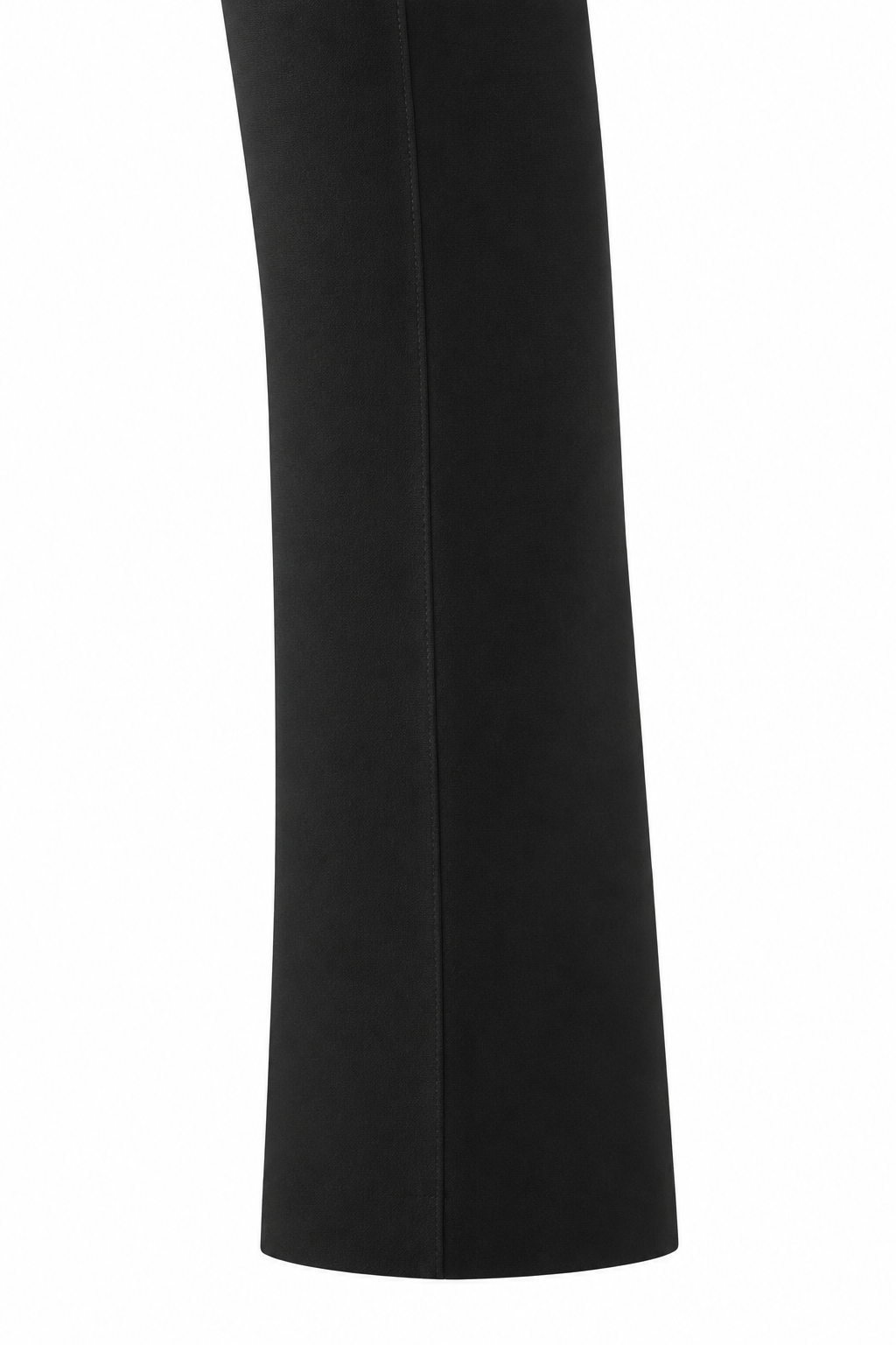 Robell Liselle trousers Black (82cm) 51572, front seam and hem detail — Shop Robell at Dotique