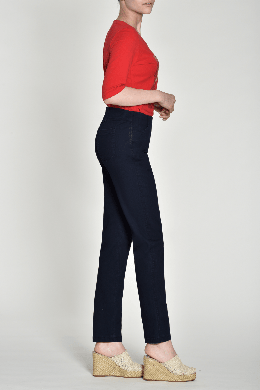 Robell 52560 5448 Bella Petite Jeans Navy Denim 69 (73cm) - Dotique - Robell