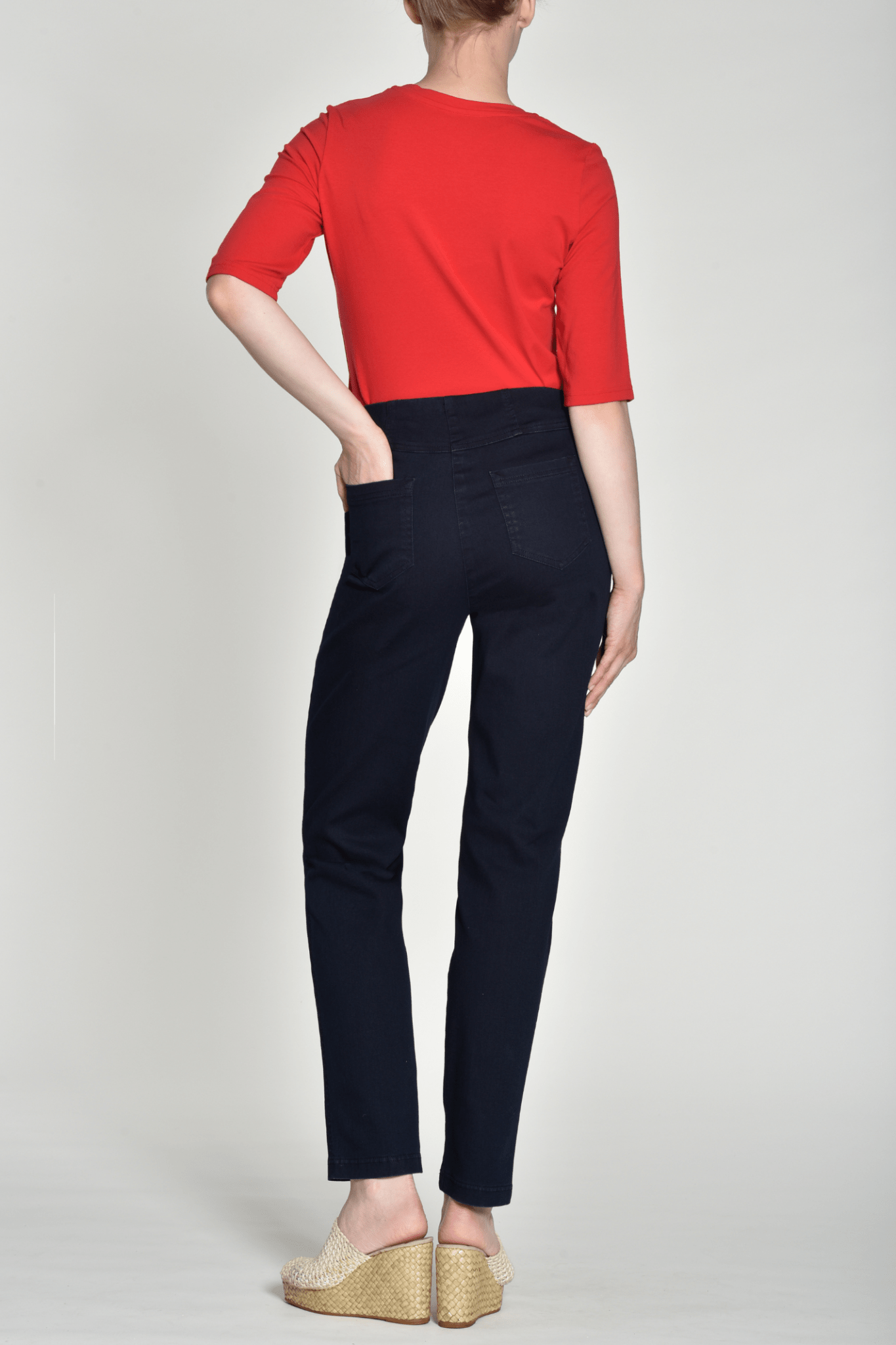Robell 52560 5448 Bella Petite Jeans Navy Denim 69 (73cm) - Dotique - Robell