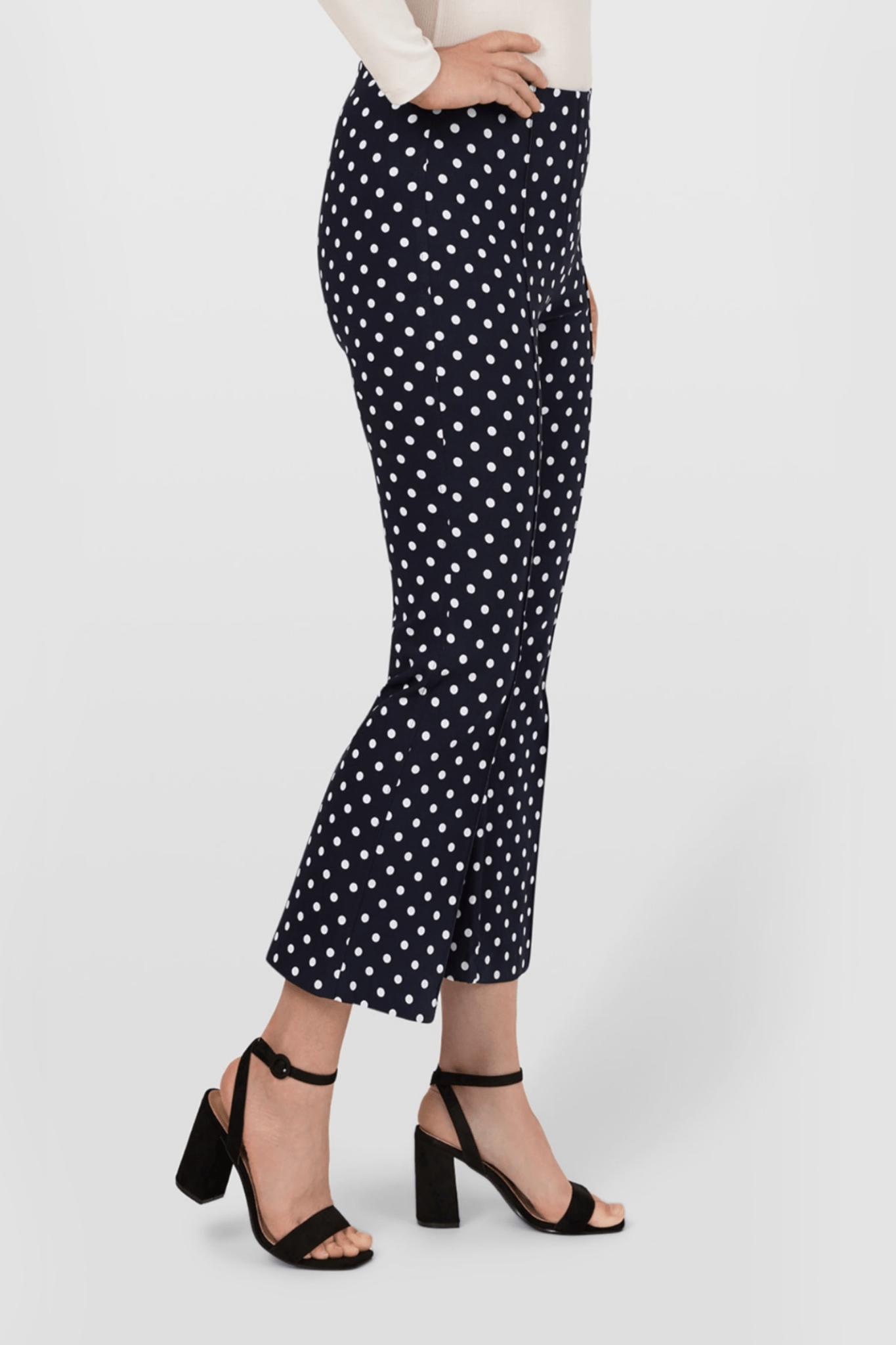 Robell 53241-54570-69 Joella 09 (65cm) Navy Polka Dot Trousers Dotique