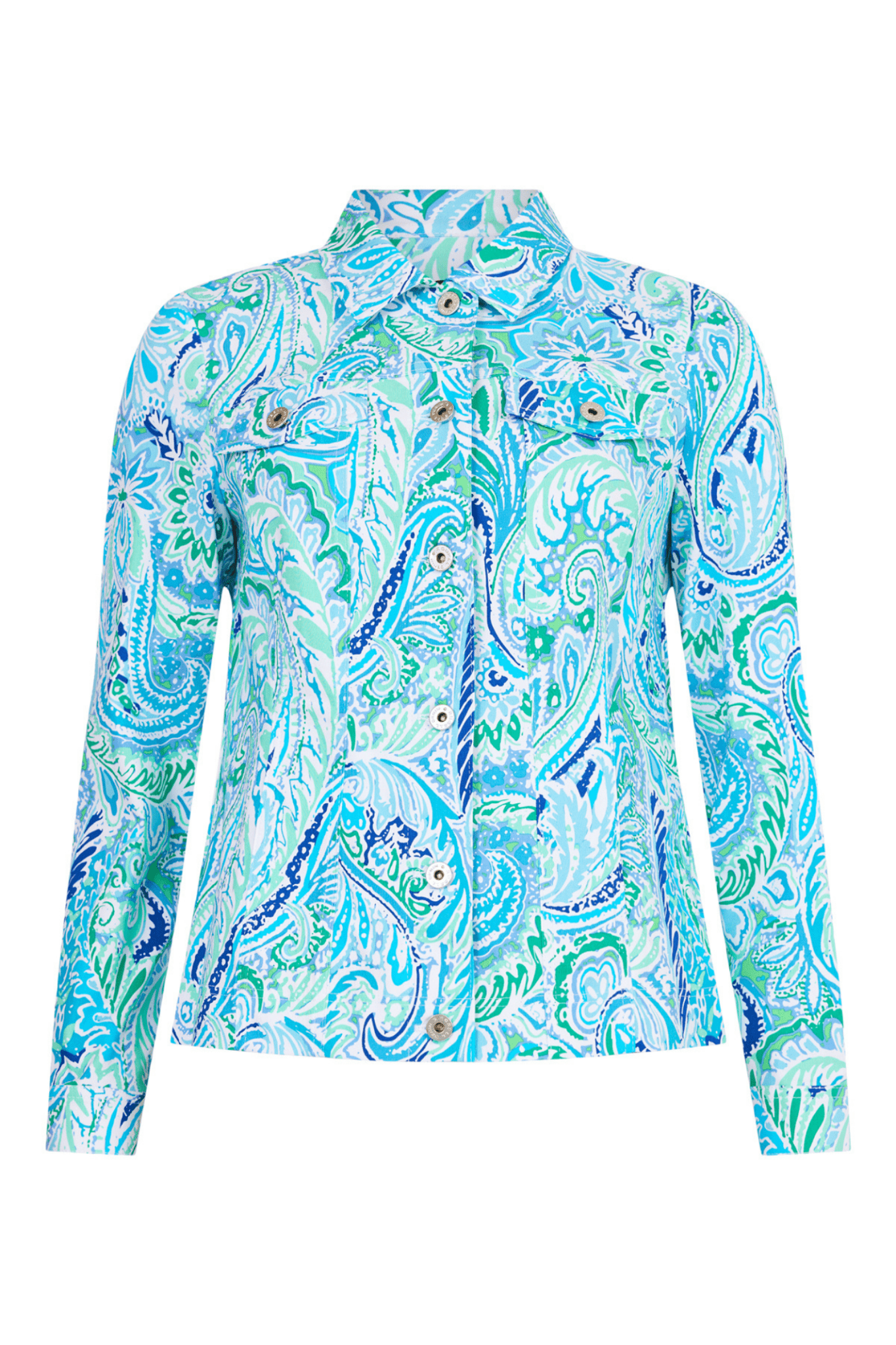 Robell 57609 5654 Blue/Green Happy Jacket - Dotique