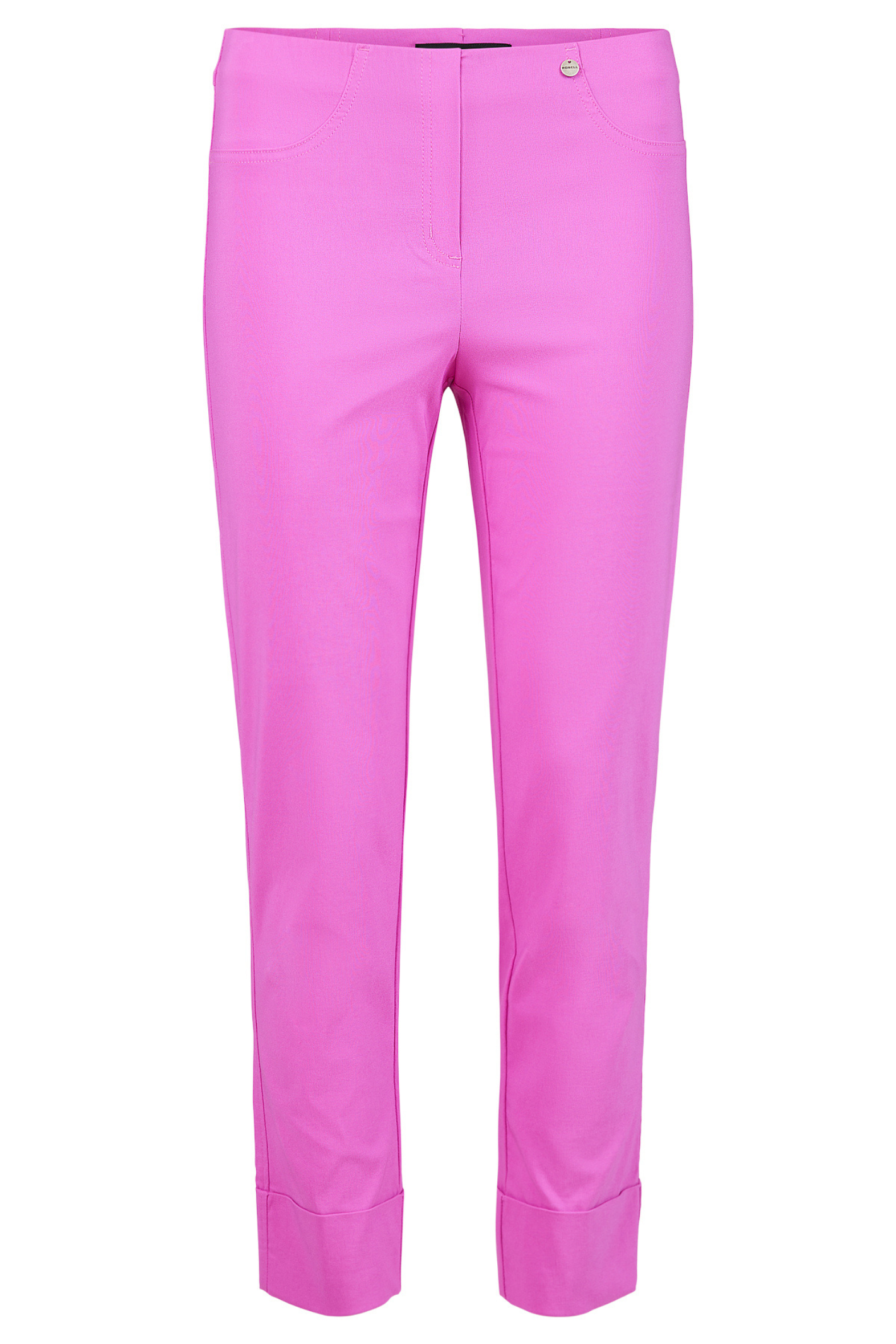Robell Bella 09 51568-5499-435 Pink (435) trousers by Robell shop stylish pink pants at Dotique