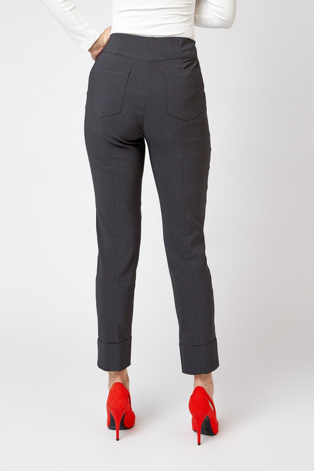 Robell Bella 09 68cm Trousers Elephant Grey 51568-5499-97 — Shop Robell at Dotique