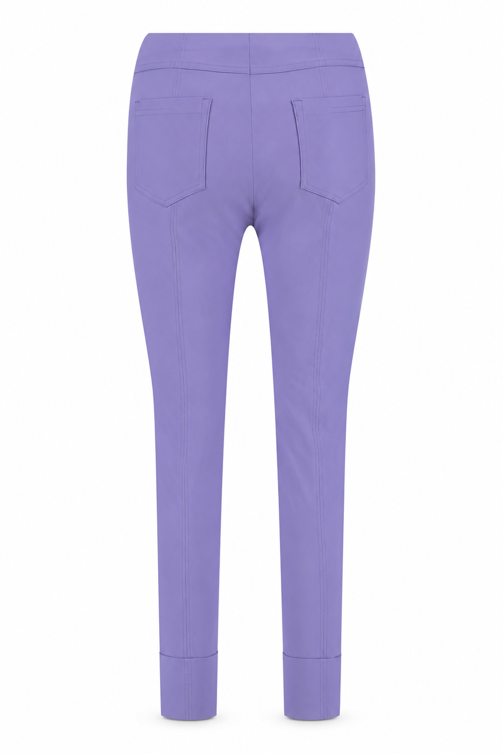 Robell Bella 09 68cm trousers English Lavender 51568-5499-523, back view — Shop Robell at Dotique