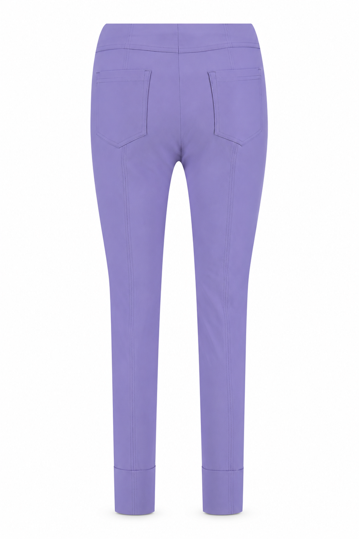 Robell Bella 09 68cm trousers English Lavender 51568-5499-523, back view — Shop Robell at Dotique