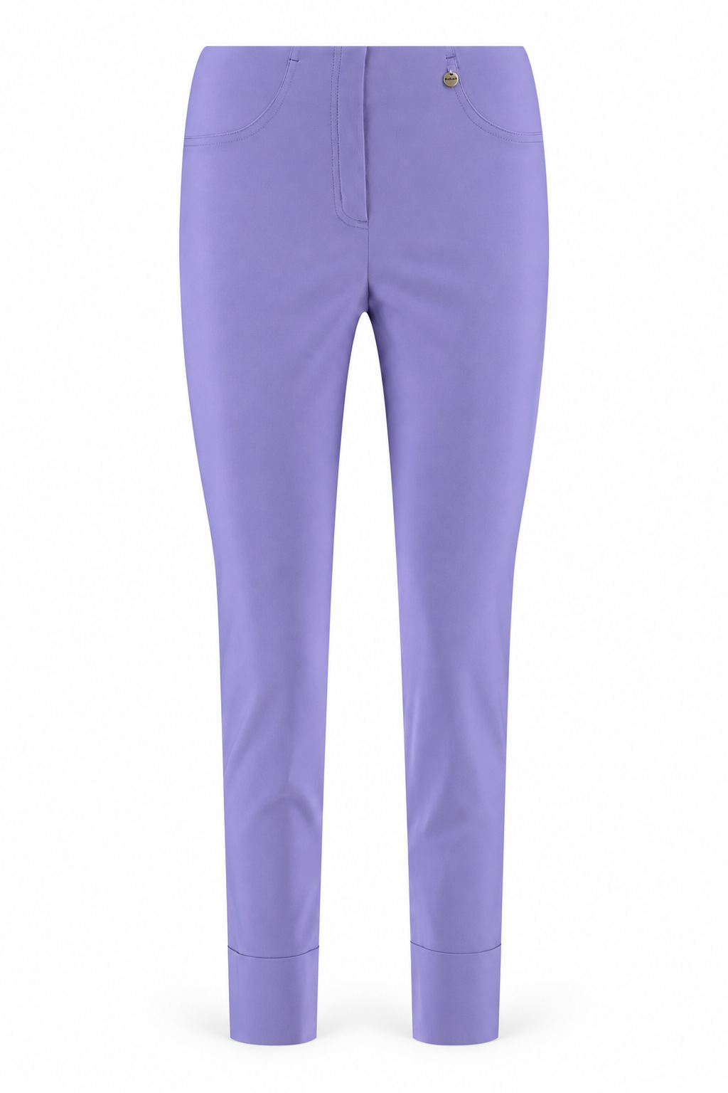 Robell Bella 09 68cm trousers English Lavender 51568-5499-523, front view — Shop Robell at Dotique