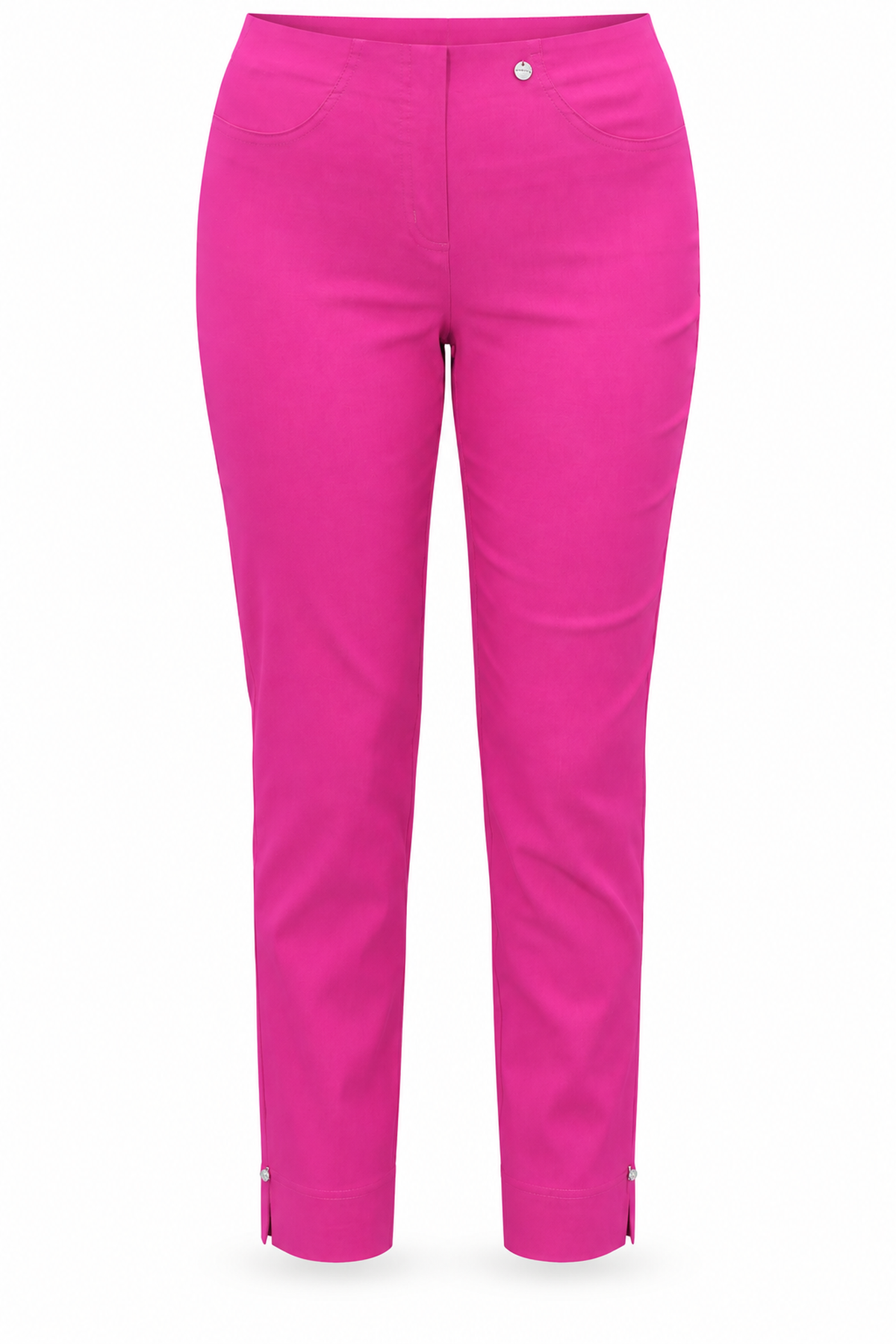 Robell Bella 09 Diamante 68cm trousers Pink 52642-5499-433, front view — Shop Robell at Dotique