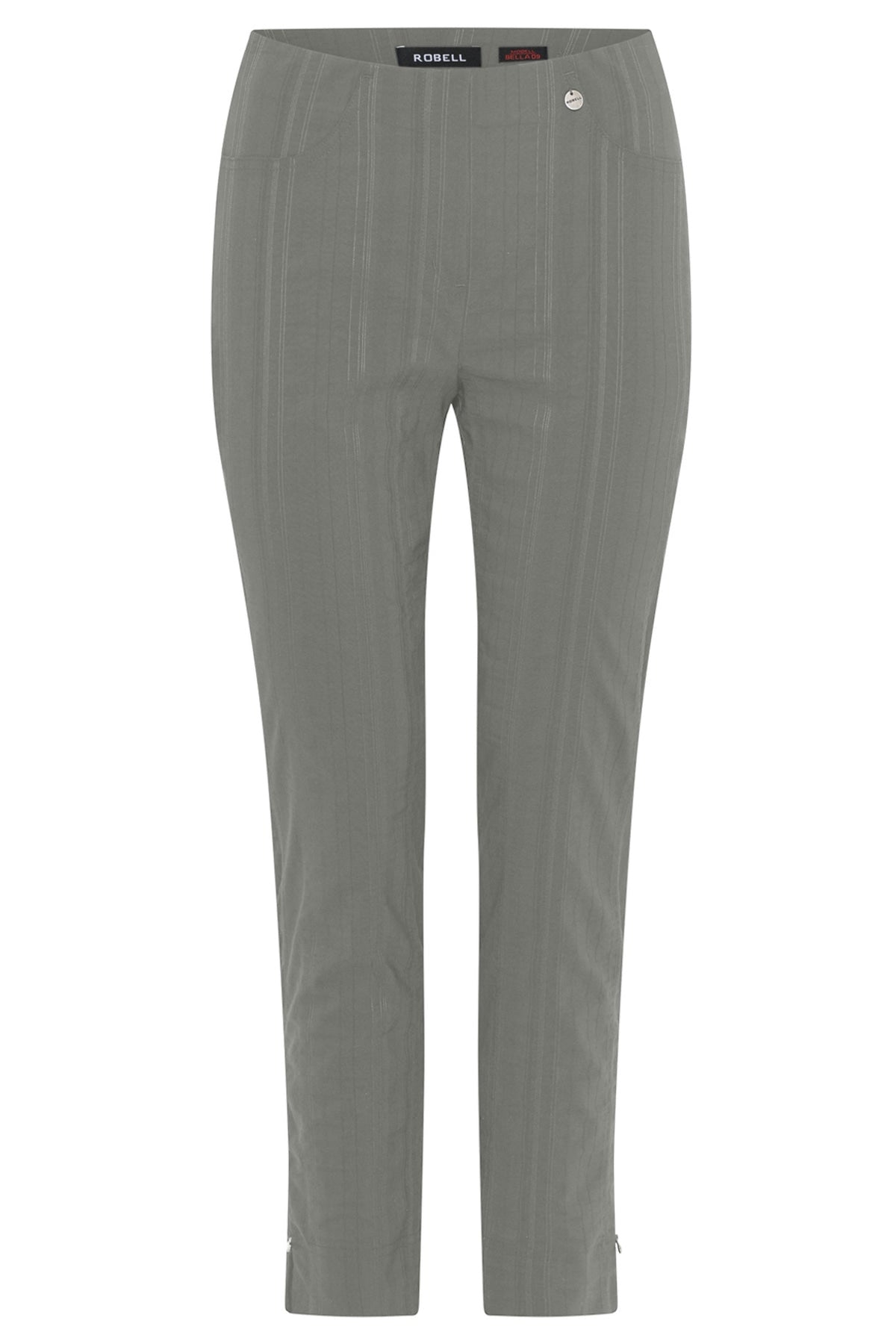 Robell Bella 09 Seersucker 68cm Trousers Ivy Green 52642-54554 — Shop Robell at Dotique