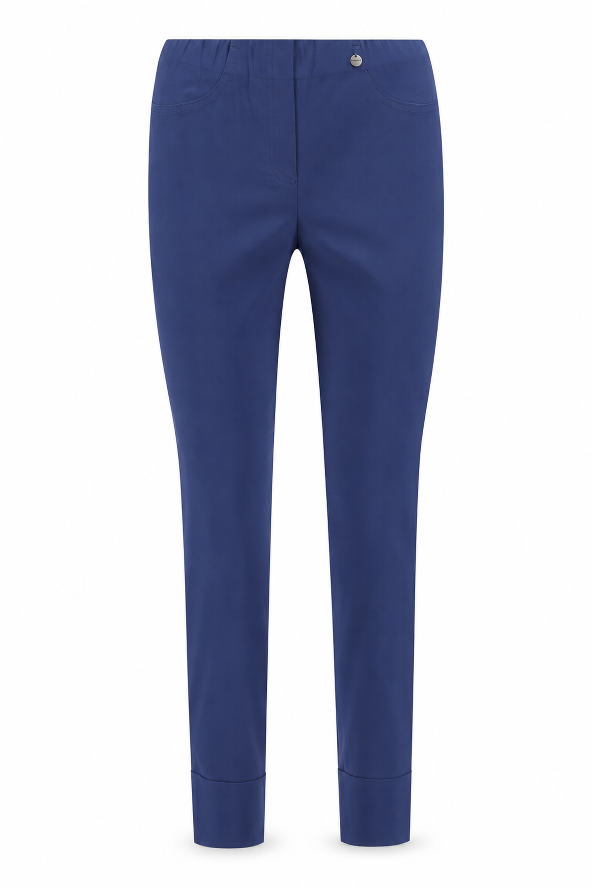 Robell Bella K (73cm) Trousers Ink Blue 51559-5499-661, front view — Shop Robell at Dotique