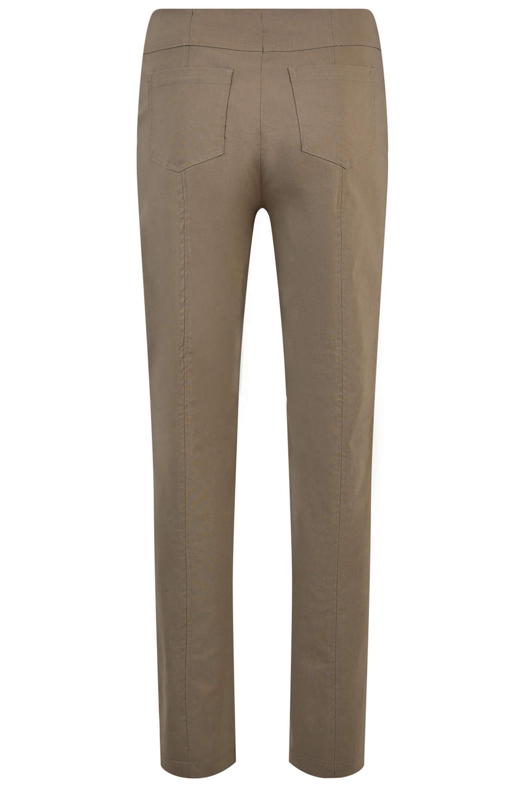 Robell 51559-5499-17 Bella K Taupe Petite Trousers (Short 73cm) - Dotique — Shop Robell at Dotique