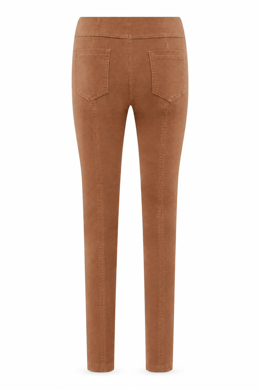 Robell Bella K 73cm Caramel needlecord trousers, back view — Shop Robell at Dotique