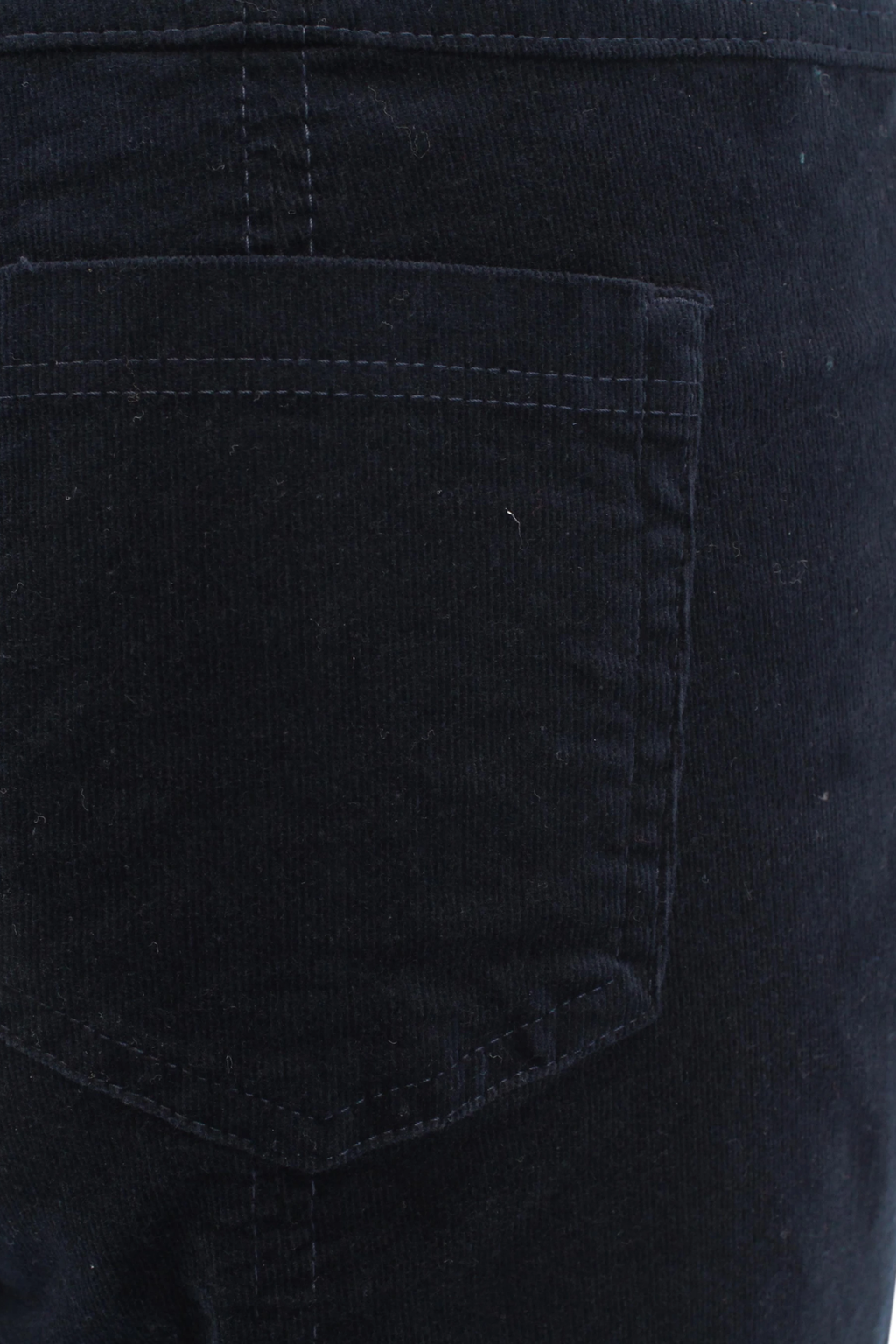 Robell Bella K Velvet Cord Trousers Navy (73cm) 52457-54363-691