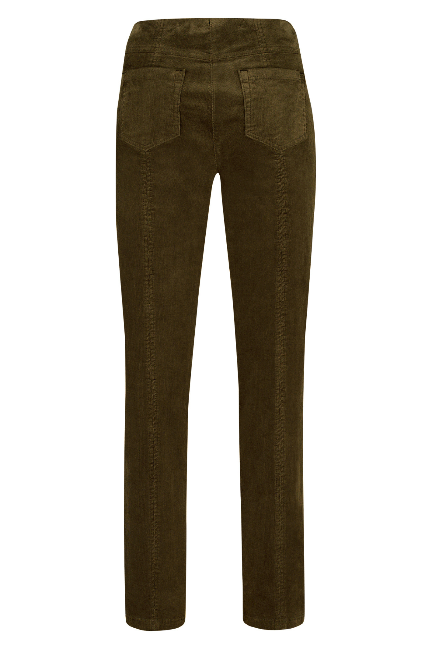 Robell Bella K Velvet Cord Trousers Toffee (73cm) 52457-54363-38