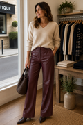 Robell Britt Trousers 80cm Prune 51618 60042 49