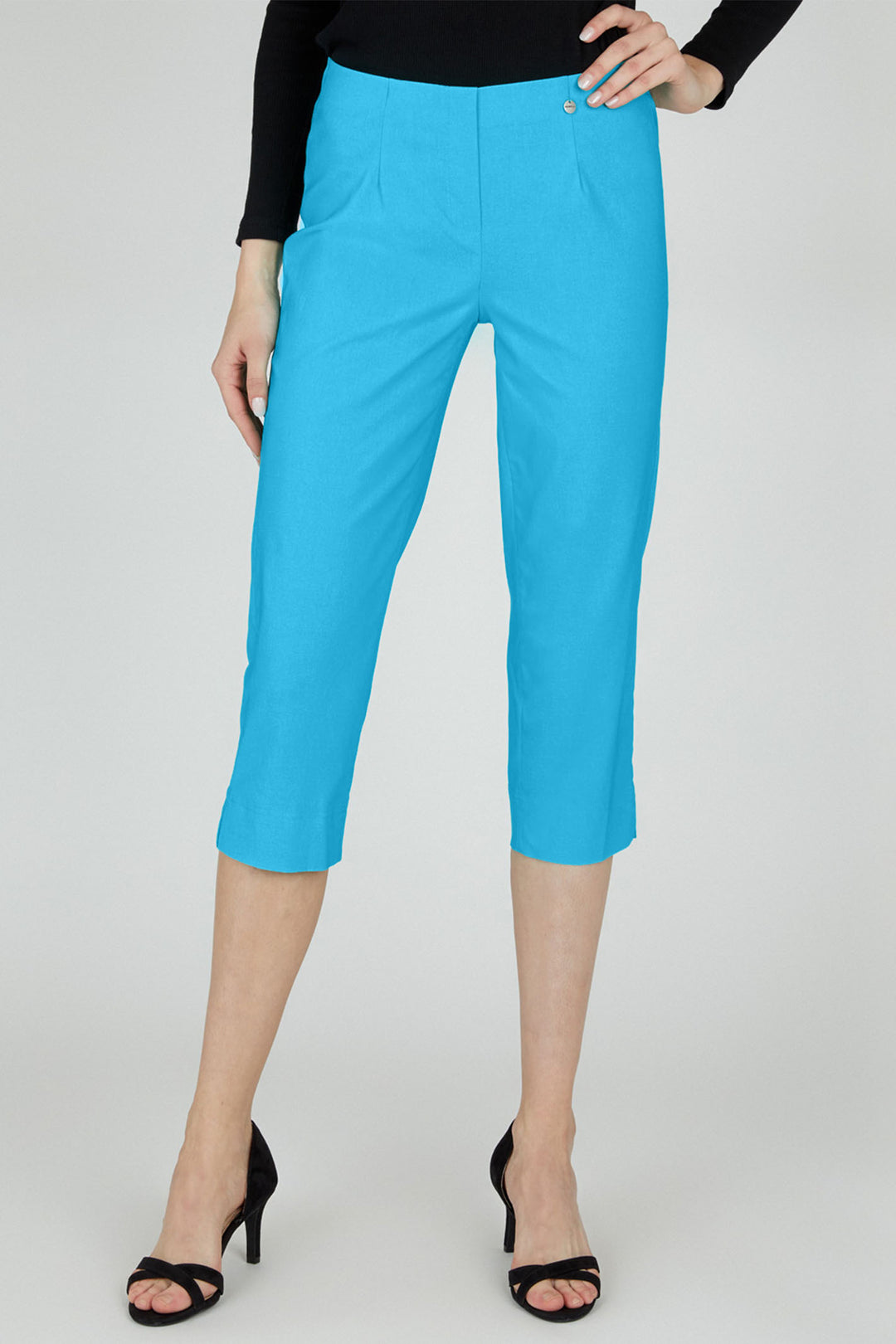 Robell Capri Trousers Marie 07 Blue 51576 5499 601 - Dotique