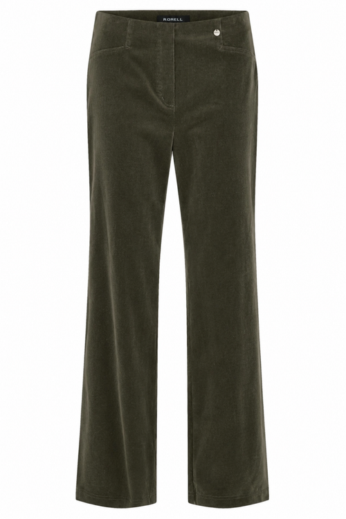 Robell Efi 73cm Trousers Loden Green 51440-54363-187. Shop Robell at Dotique