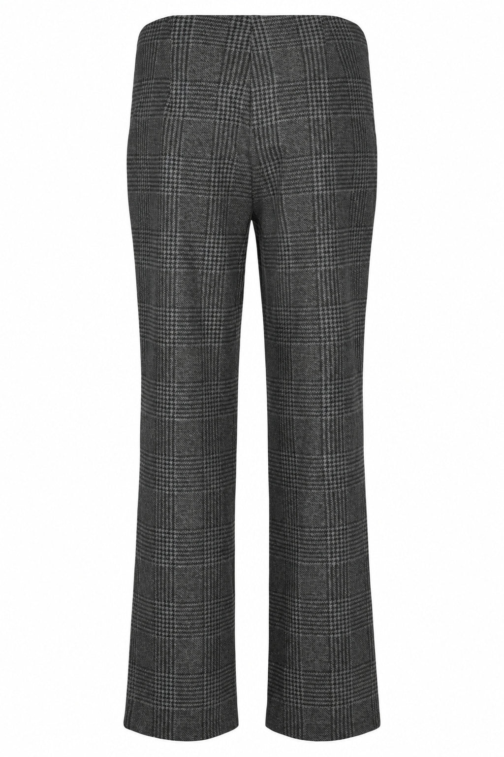 Robell Efi Check (78cm) trousers in grey, back view, 51463-55215-95. Shop Robell at Dotique.