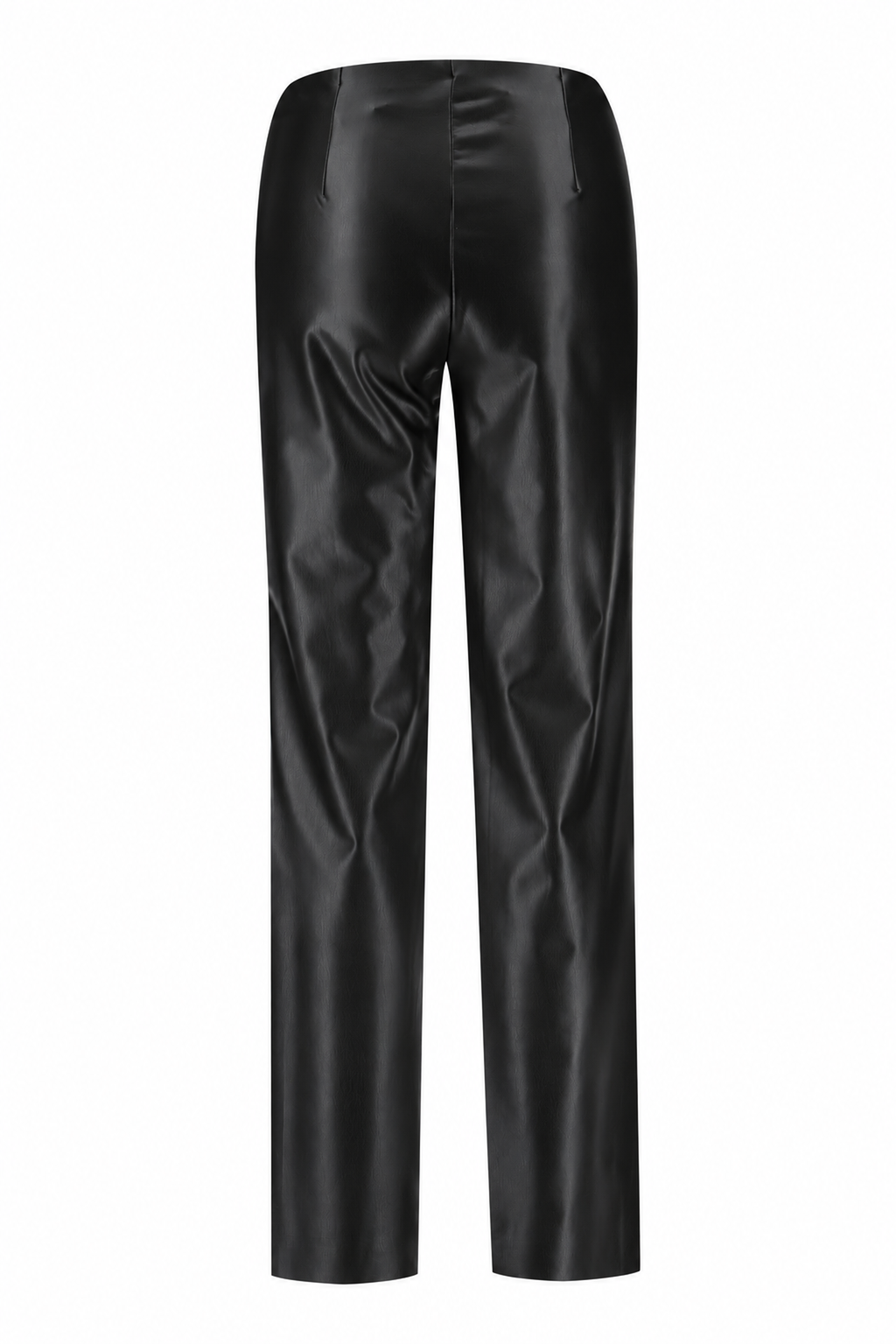 Robell Efi Faux Leather trousers Black (78cm) 51592-60042-90, back view — Shop Robell at Dotique