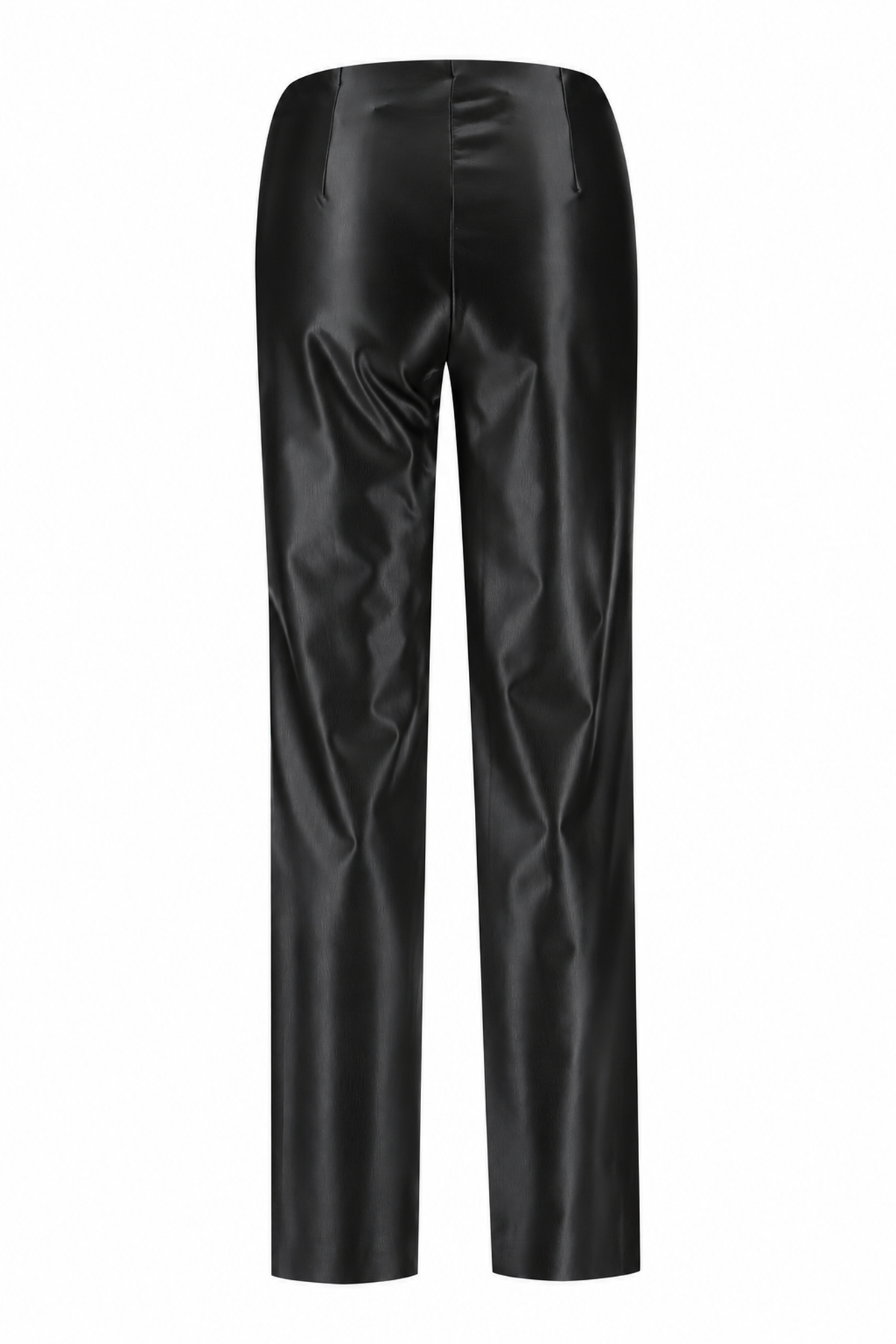 Robell Efi Faux Leather trousers Black (78cm) 51592-60042-90, back view — Shop Robell at Dotique