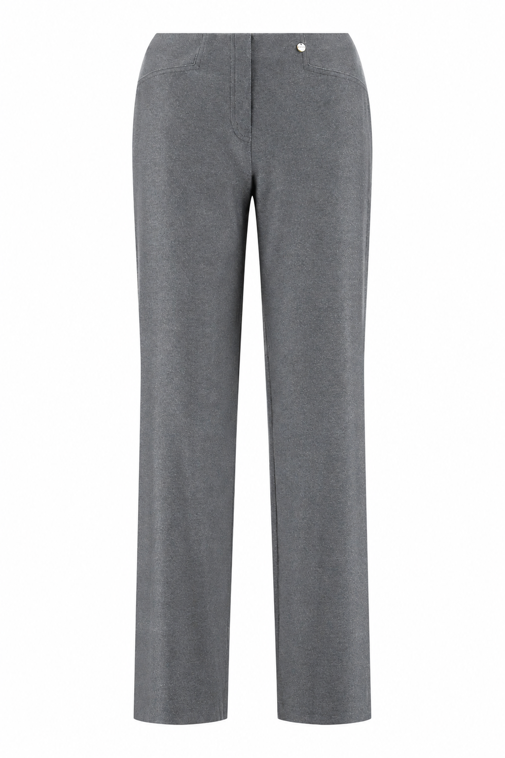 Robell Efi flannel trousers Grey (78cm) 51463-5426-95, front view — Shop Robell at Dotique