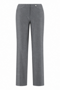 Robell Efi flannel trousers Grey (78cm) 51463-5426-95, front view — Shop Robell at Dotique