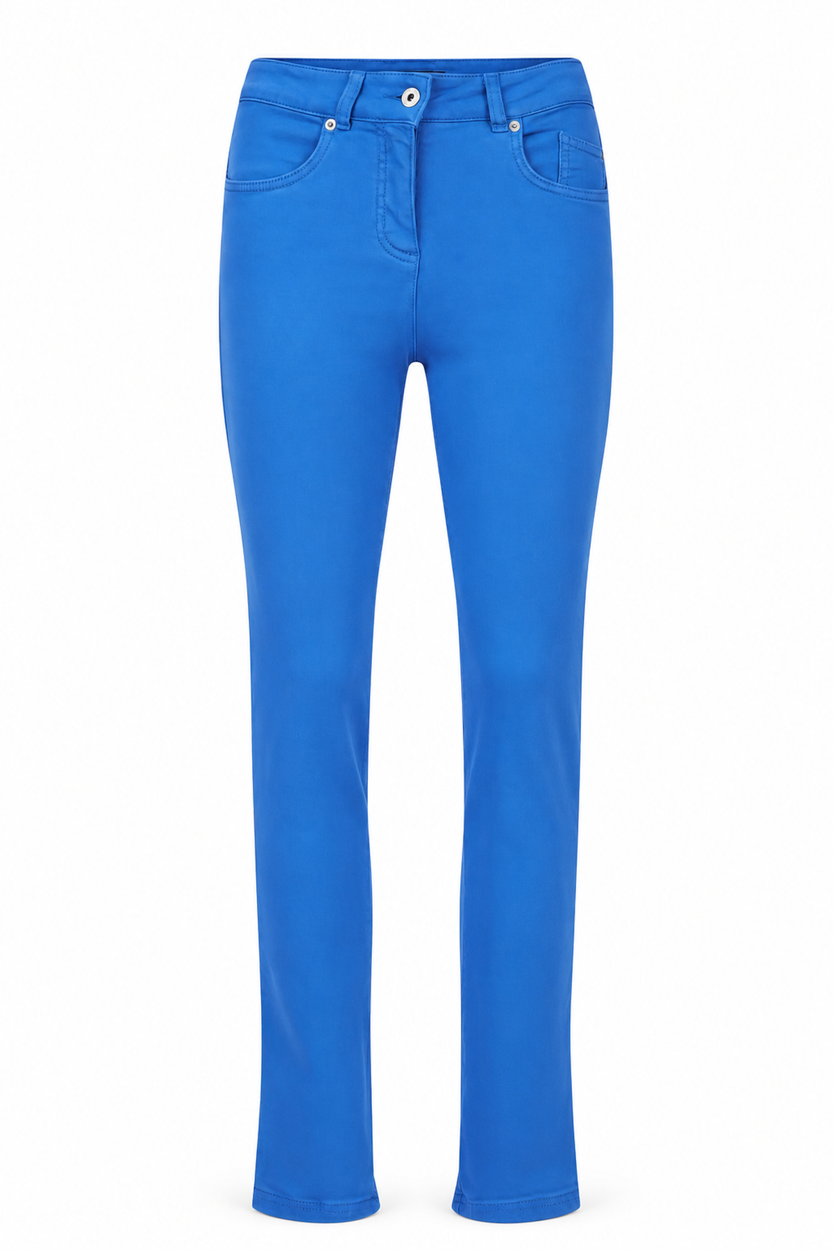 Robell Elena 09 68cm trousers in Royal Blue 53524-5527-67 – front view — Shop Robell at Dotique