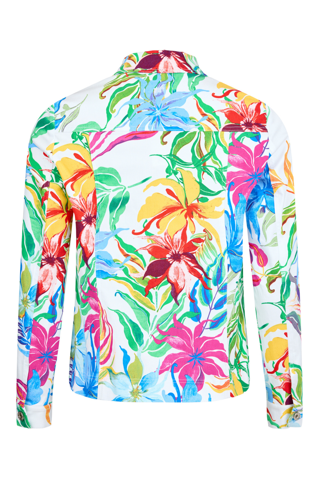 Robell Happy Jacket Tropical Print (60cm) 57609-551250-10 vibrant floral jacket by robell shop robell at Dotique