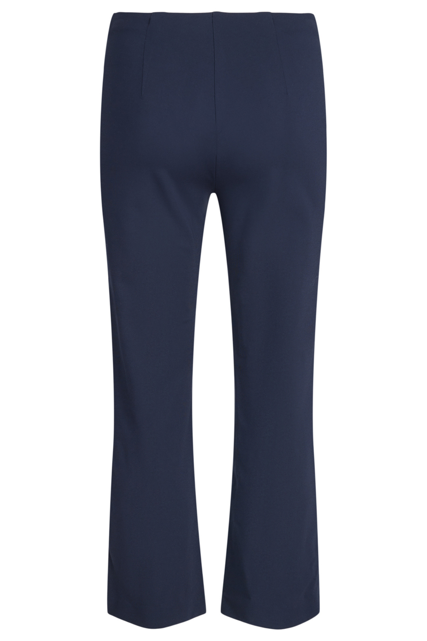 Robell Joella 09 pull-on trousers in navy with soft winter jersey fabric and a flattering 7/8 length. Comfortable, smart and easy at Dotique.
