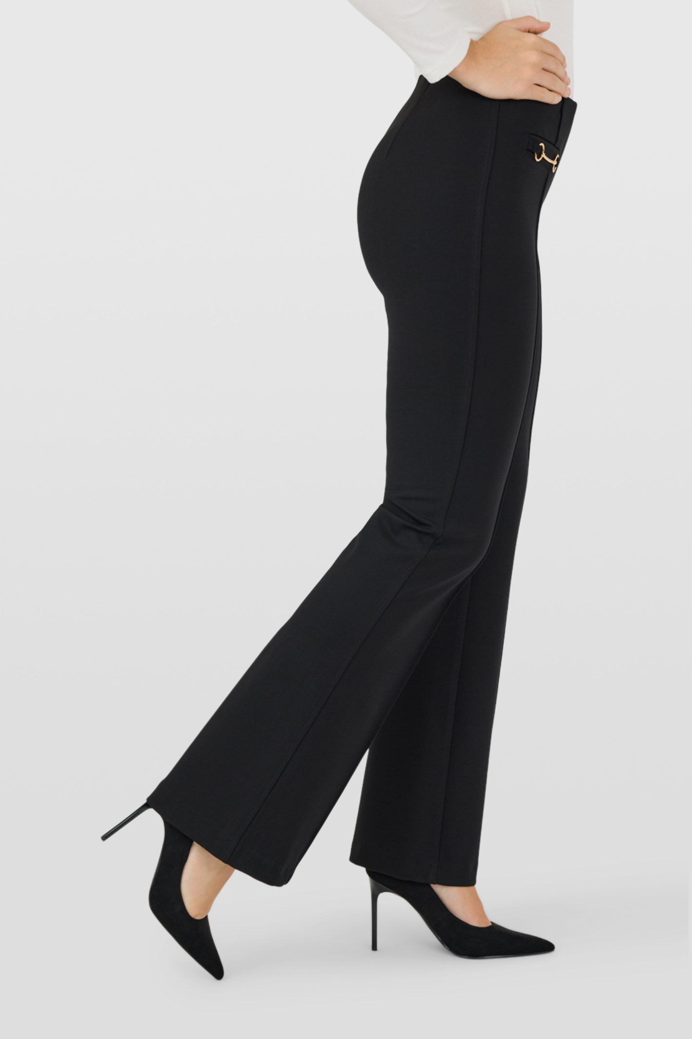 Robell Joella 82cm Trousers Black 53641-60012-90