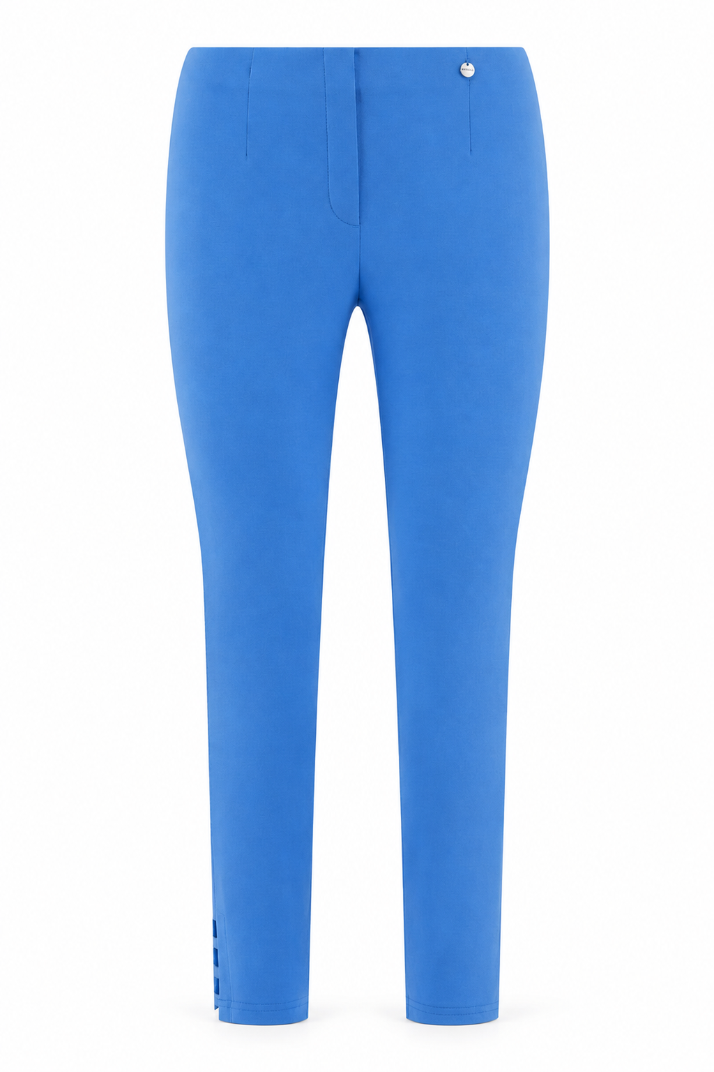 Robell 52550-5499-600 Azure Blue trousers – front product view — Shop Robell at Dotique