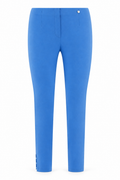 Robell 52550-5499-600 Azure Blue trousers – front product view — Shop Robell at Dotique