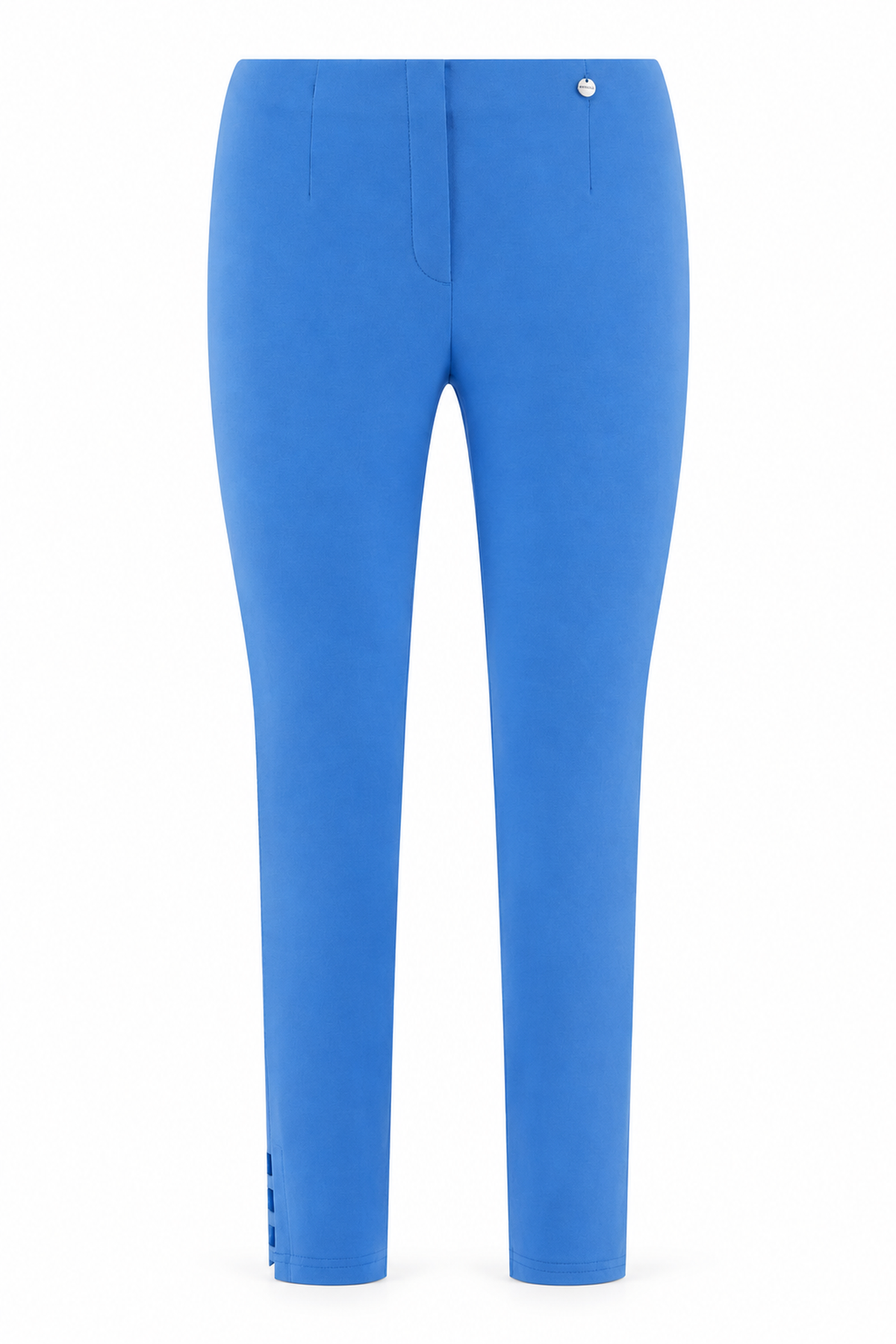 Robell 52550-5499-600 Azure Blue trousers – front product view — Shop Robell at Dotique