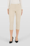 Robell Marie 07 Capri Trousers Beige (55cm) — Shop Robell at Dotique
