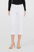 Robell Marie 07 Capri Trousers White (55cm) — Shop Robell at Dotique