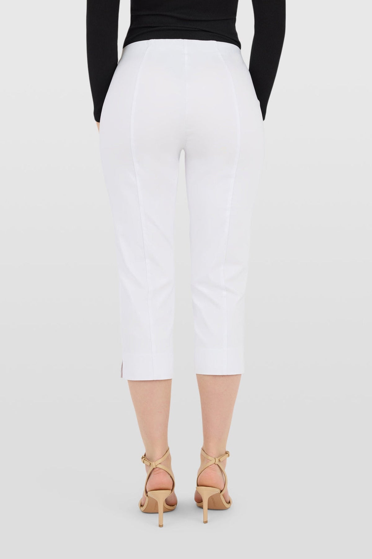 Robell Marie 07 Capri Trousers White (55cm) — Shop Robell at Dotique