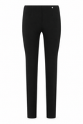 Robell Marie 09 68cm Black bengaline trousers, front view — Shop Robell at Dotique