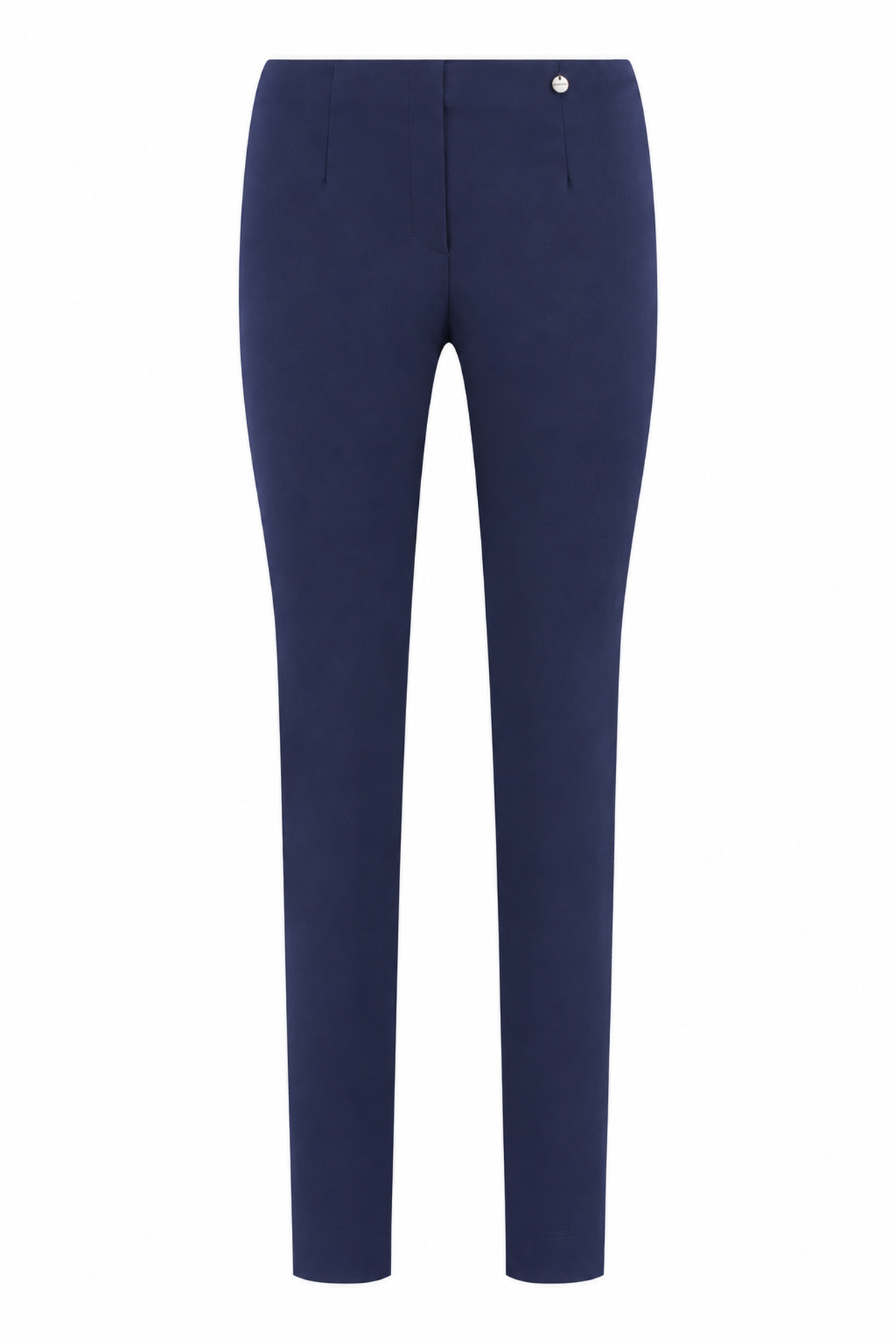 Robell Marie 09 68cm French Blue bengaline trousers, front view — Shop Robell at Dotique