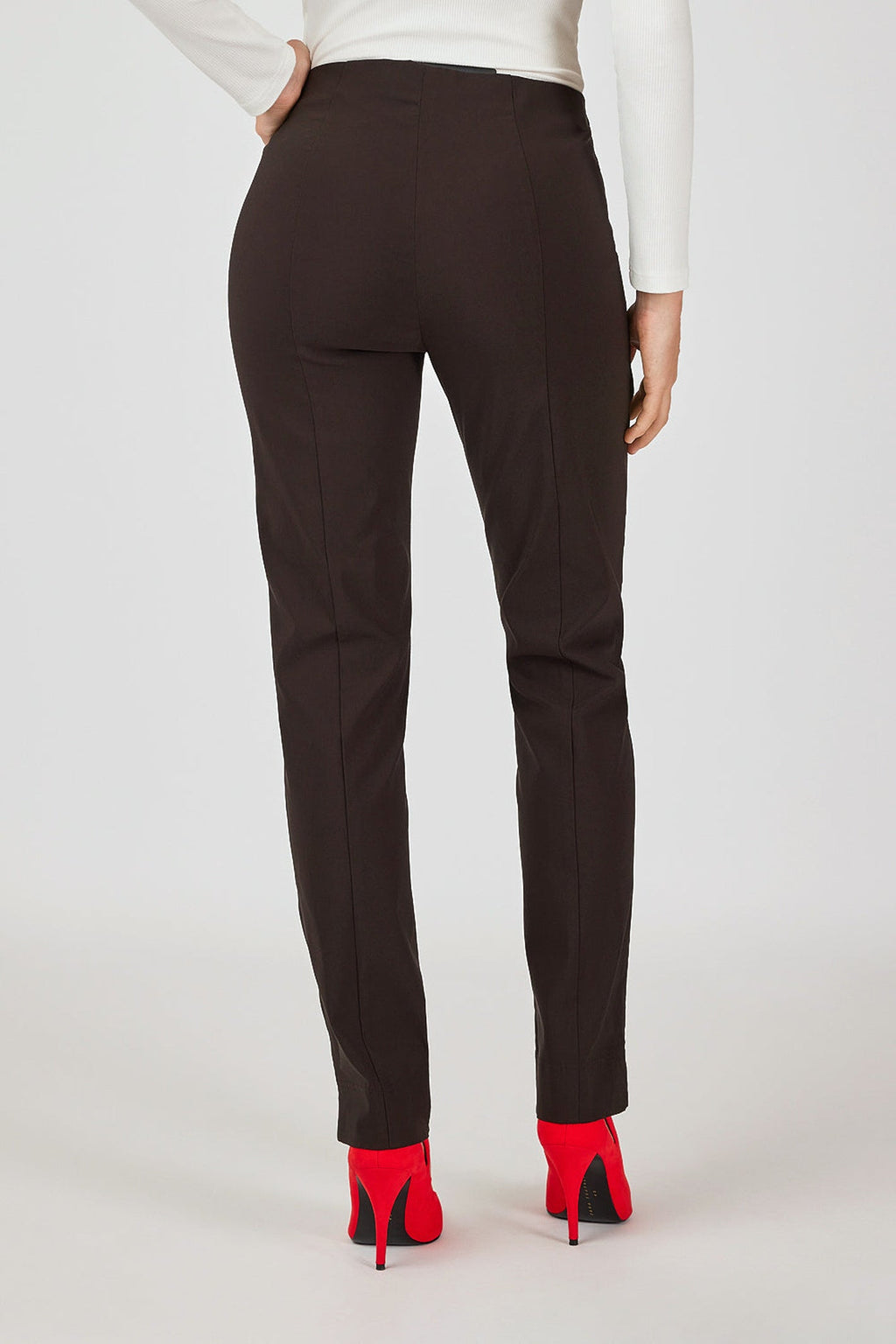 Robell Marie 78cm Trousers Dark Brown 51412-5499-39 — Shop Robell at Dotique