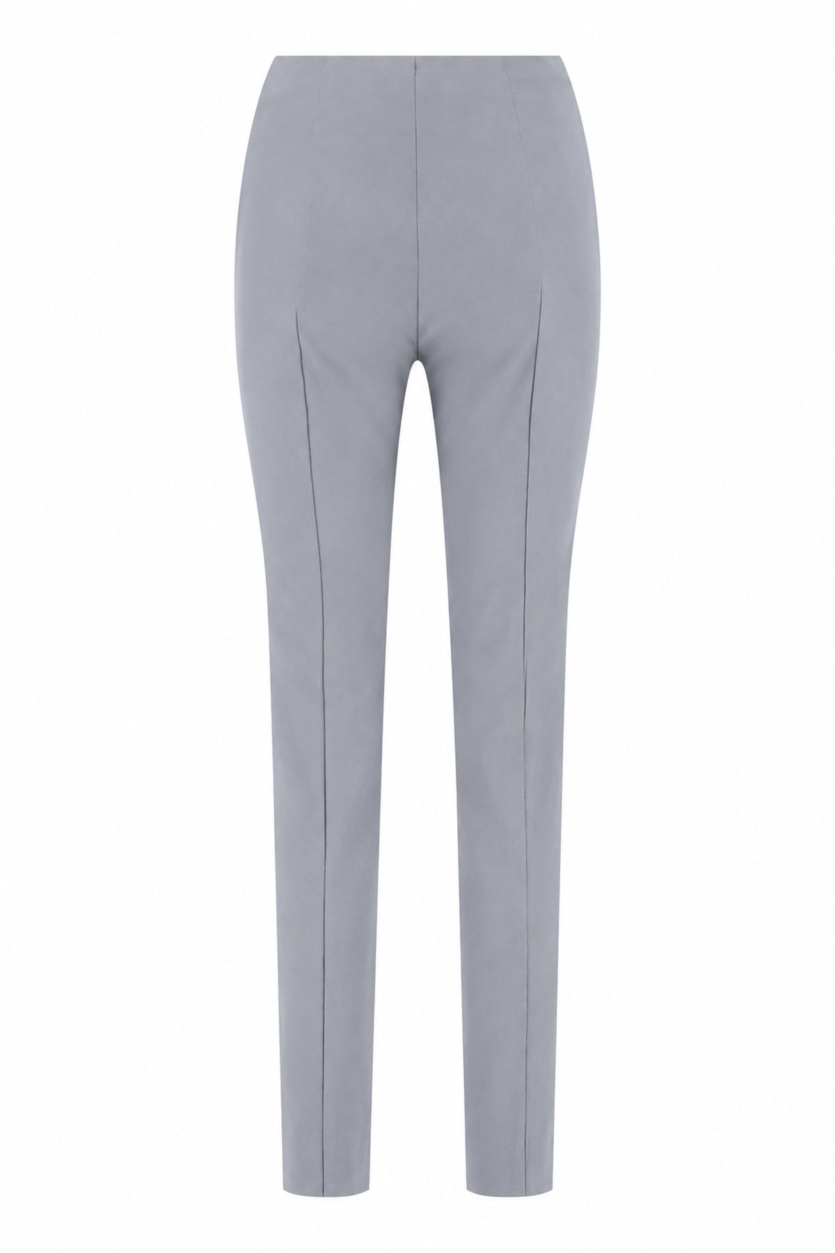 Robell Marie Fleece Lined (73cm) Trousers Pearl Grey 51412-54025-921, back product view – shop Robell at Dotique