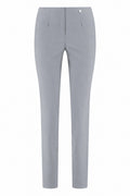 Robell Marie Fleece Lined (73cm) Trousers Pearl Grey 51412-54025-921, front product view – shop Robell at Dotique