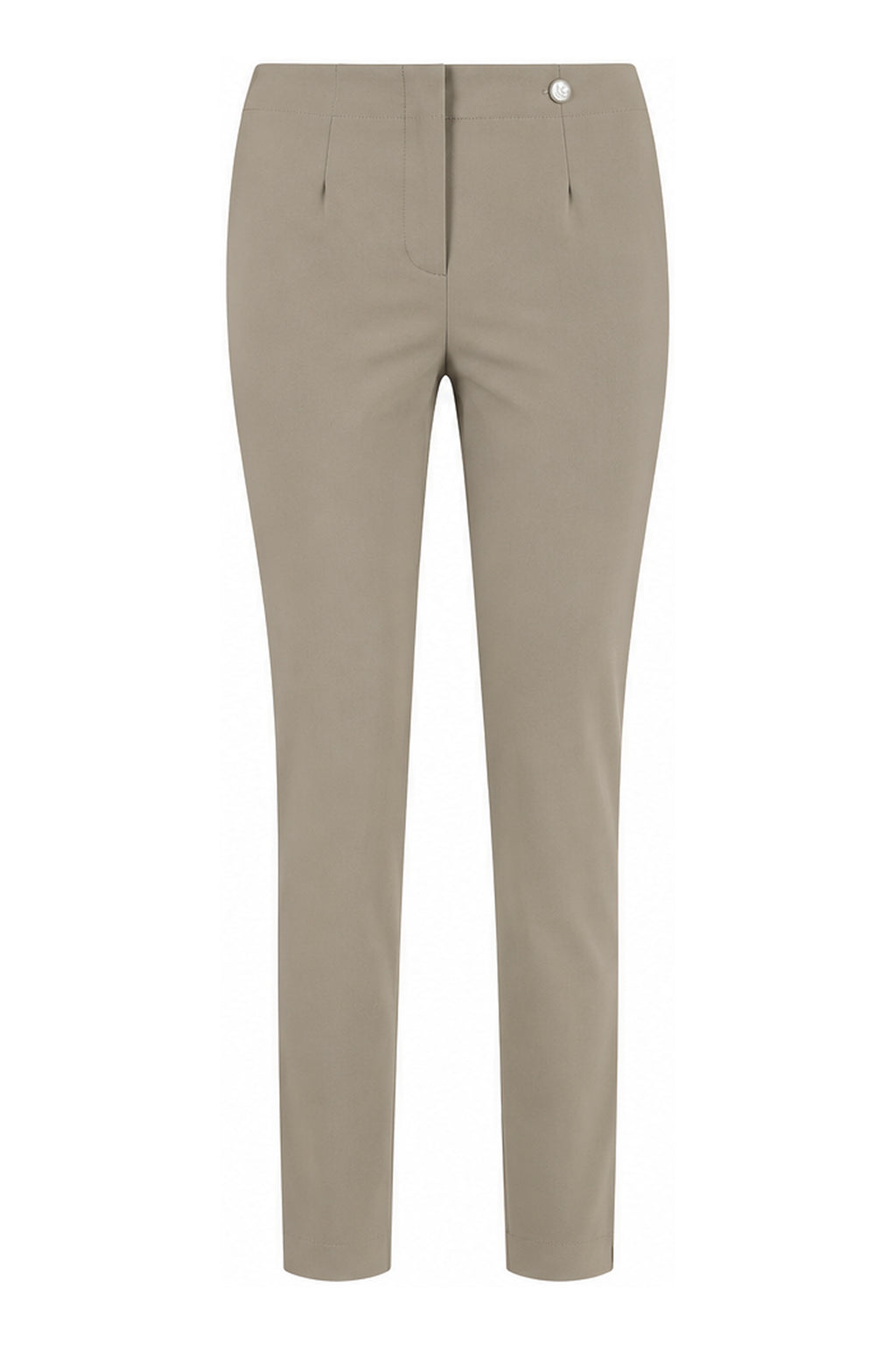 Robell Marie K (73cm) Trousers Taupe 51412-5499-17, front product view – shop Robell at Dotique