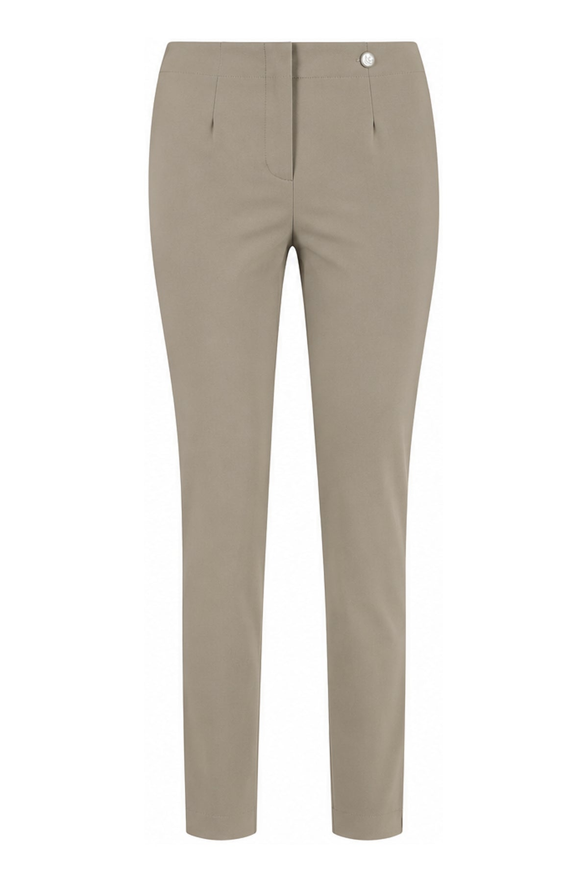 Robell Marie K (73cm) Trousers Taupe 51412-5499-17, front product view – shop Robell at Dotique