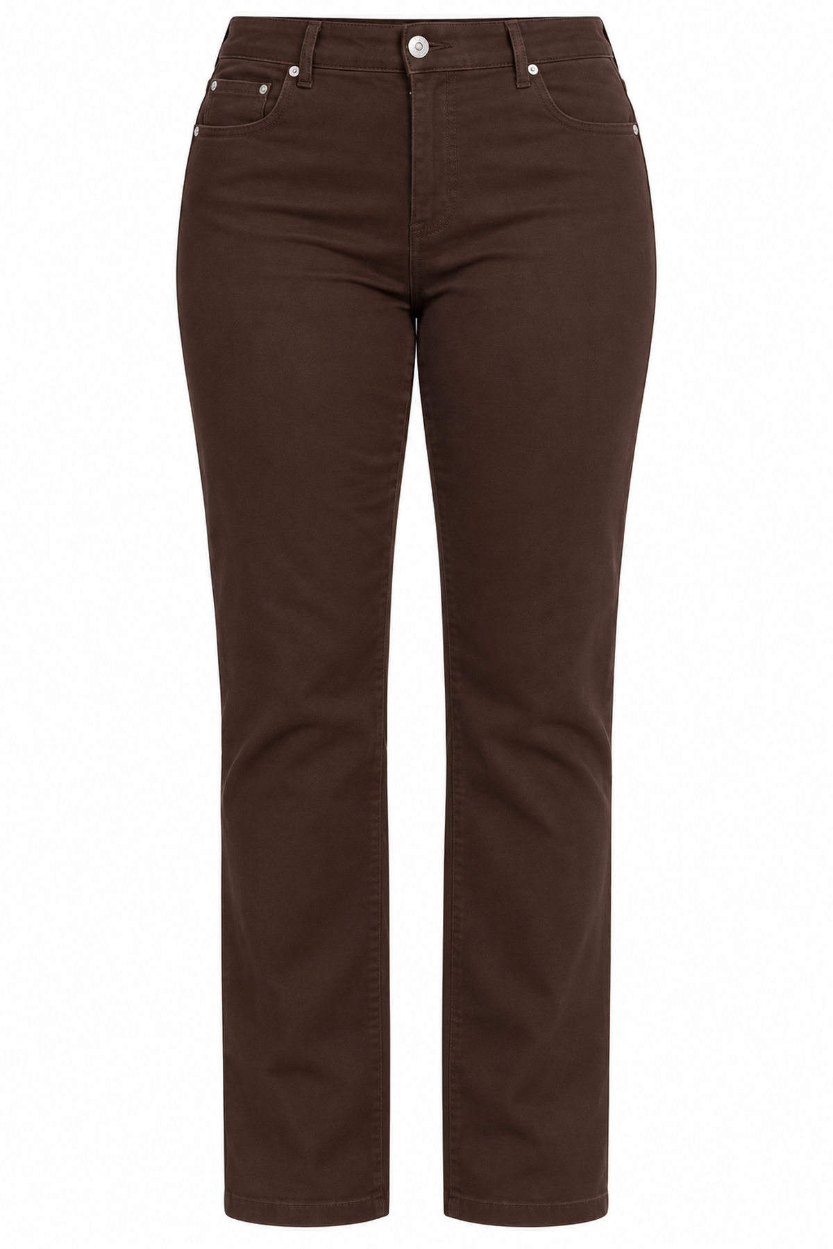 Robell Marlen trousers Dark Brown (80cm) 51457-55188-39, front view — Shop Robell at Dotique