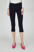 Robell Rose 07 Capri Trousers Navy (55cm) — Shop Robell at Dotique