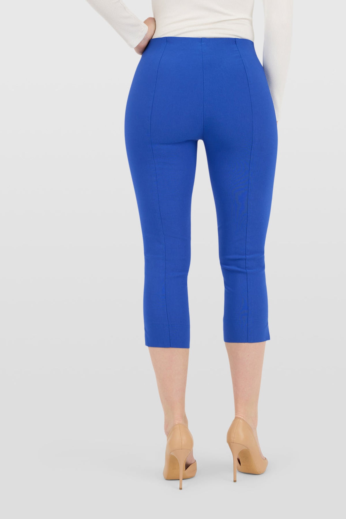 Robell Rose 07 Capri Trousers Royal Blue (55cm) — Shop Robell at Dotique